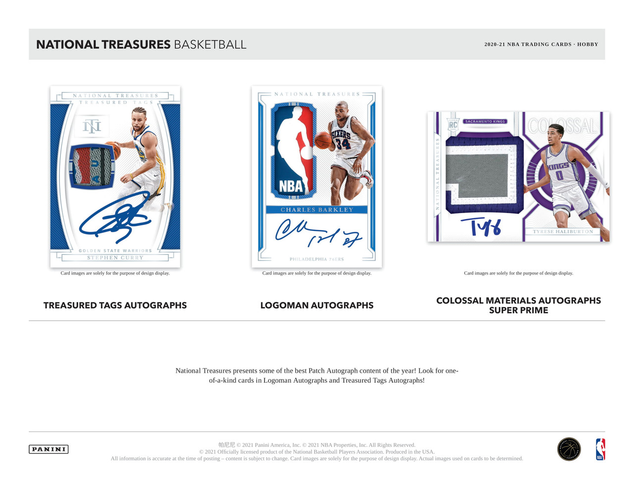 2020-21 National Treasures Basketball Hobby Box