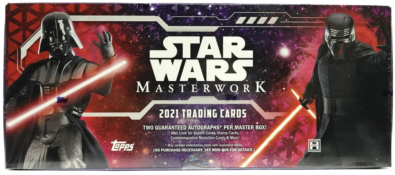 2021 Topps Star Wars Masterwork Hobby 8 Box Case