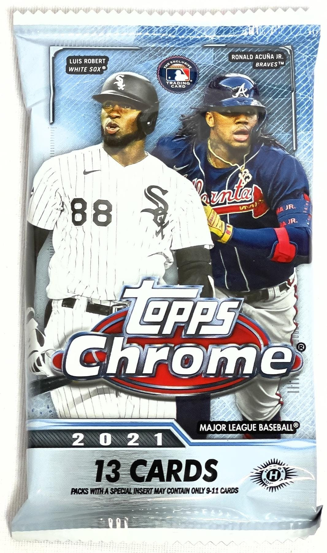 2021 Topps Chrome Baseball Jumbo Hobby HTA 13 Card Pack