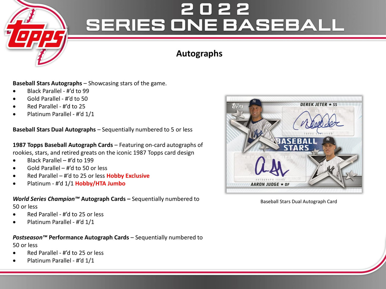 2022 Topps Series 1 Baseball Hobby 12 Box Case