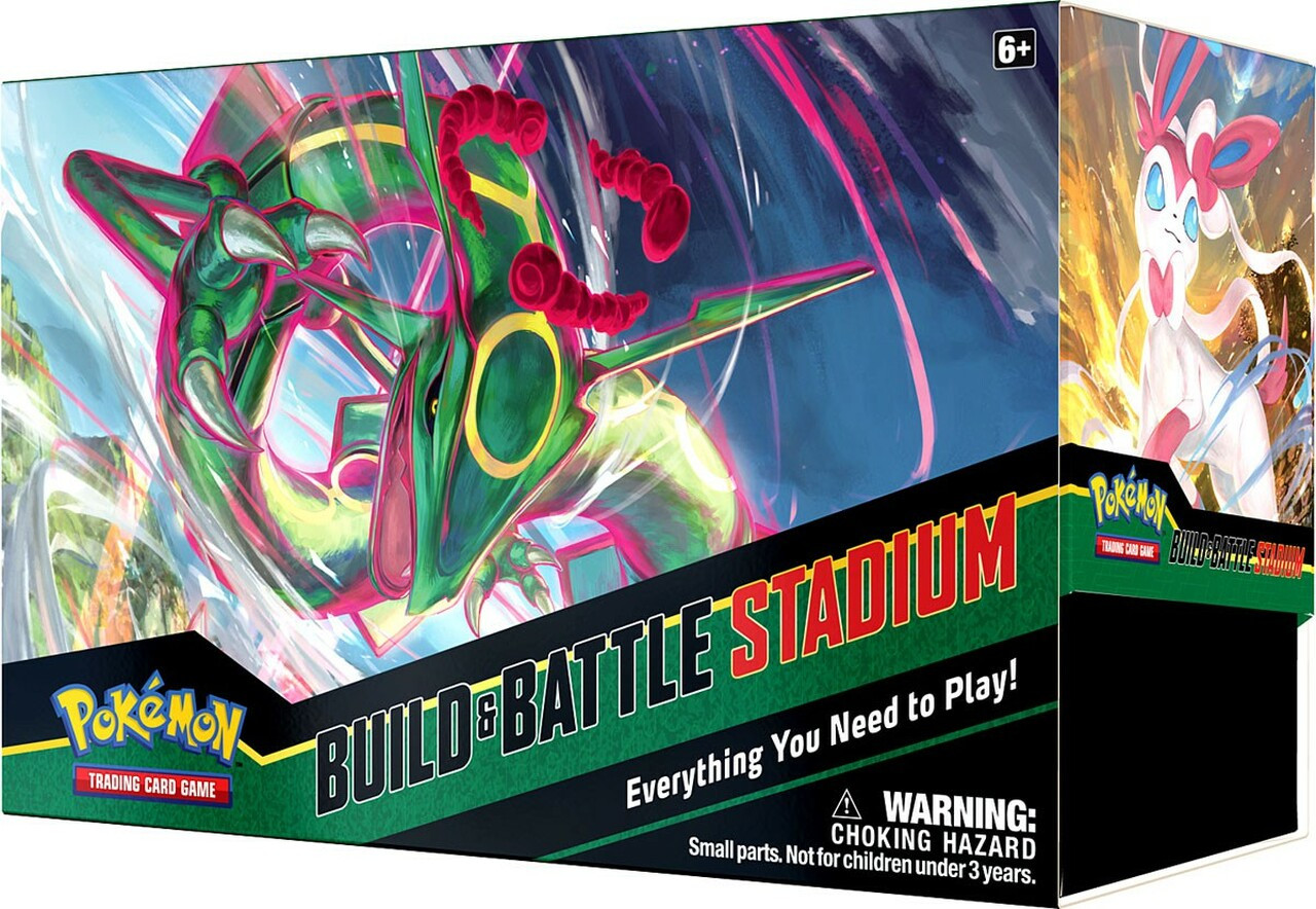 Pokemon Sword & Shield Evolving Skies Build & Battle Stadium Box