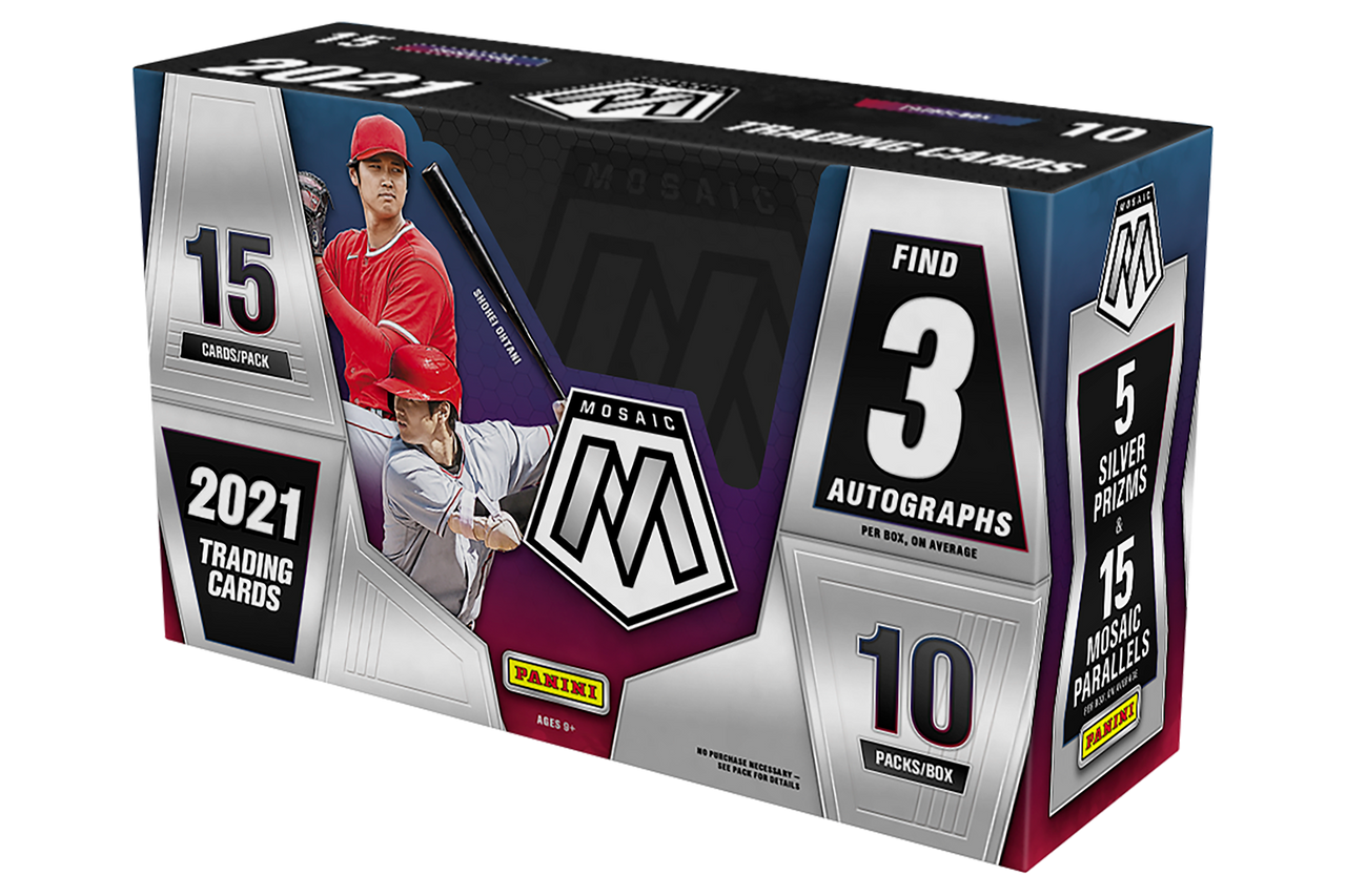 2021 Panini Mosaic Baseball Hobby 12 Box Case