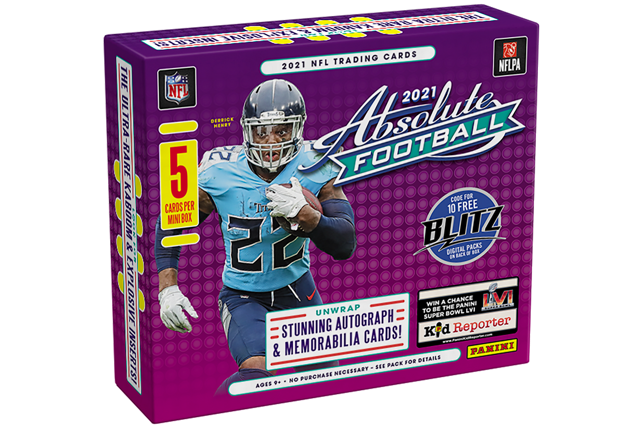 2022 Panini Absolute Football Hobby 12 Box Case