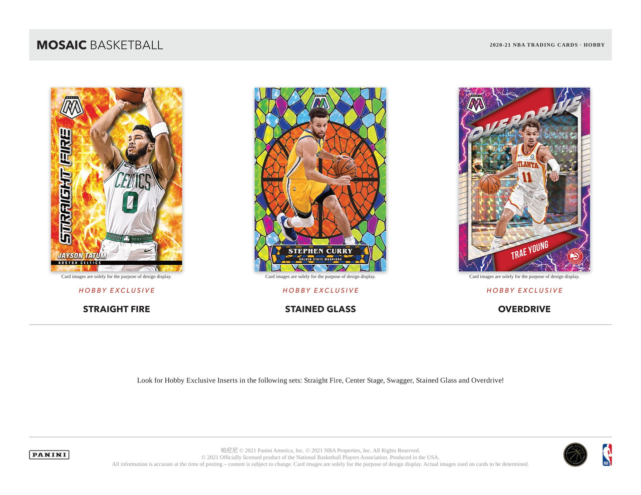 2020-21 Panini Mosaic Basketball Hobby Box