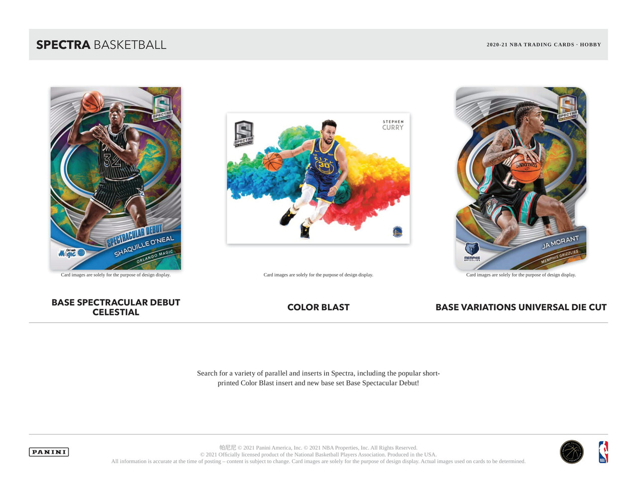 2020/21 Panini Spectra Basketball Hobby Box