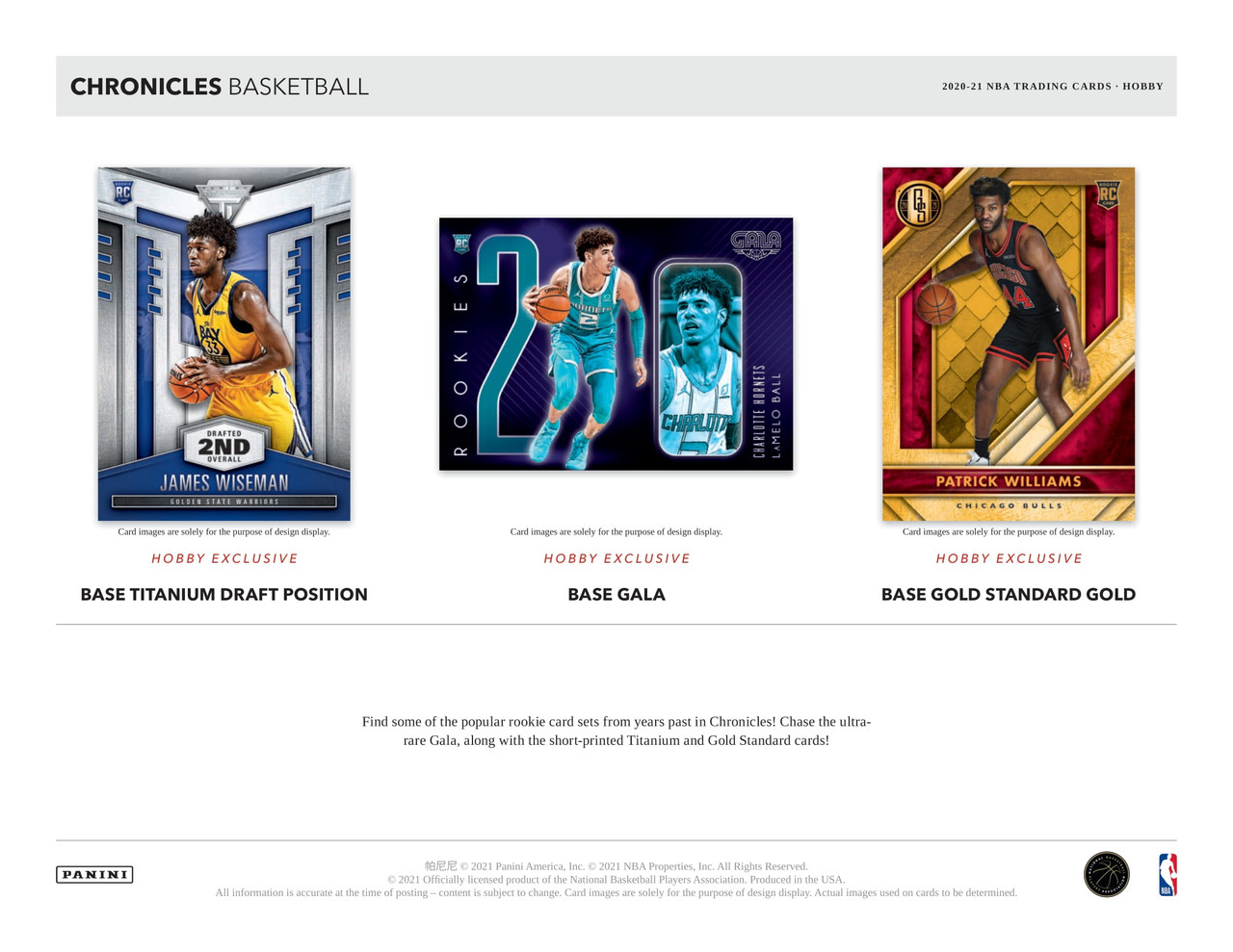 2020/21 Panini Chronicles Basketball Hobby Box
