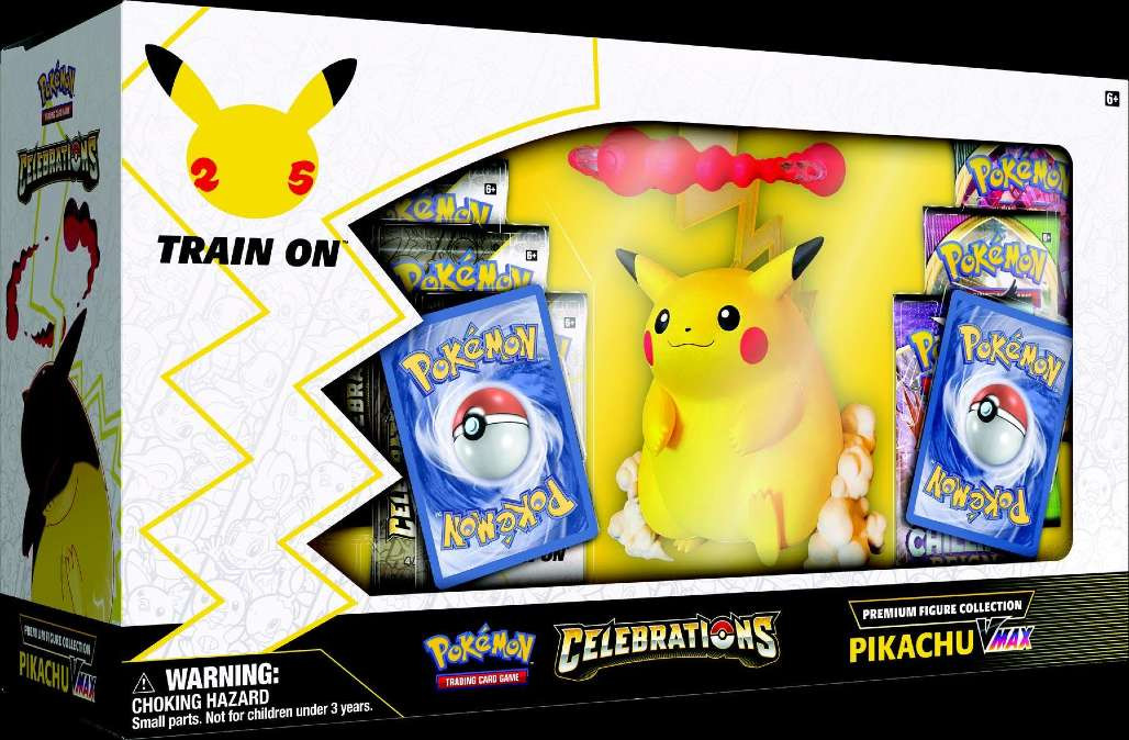 Pokemon Celebrations Premium Figure Collection Pikachu VMAX Box