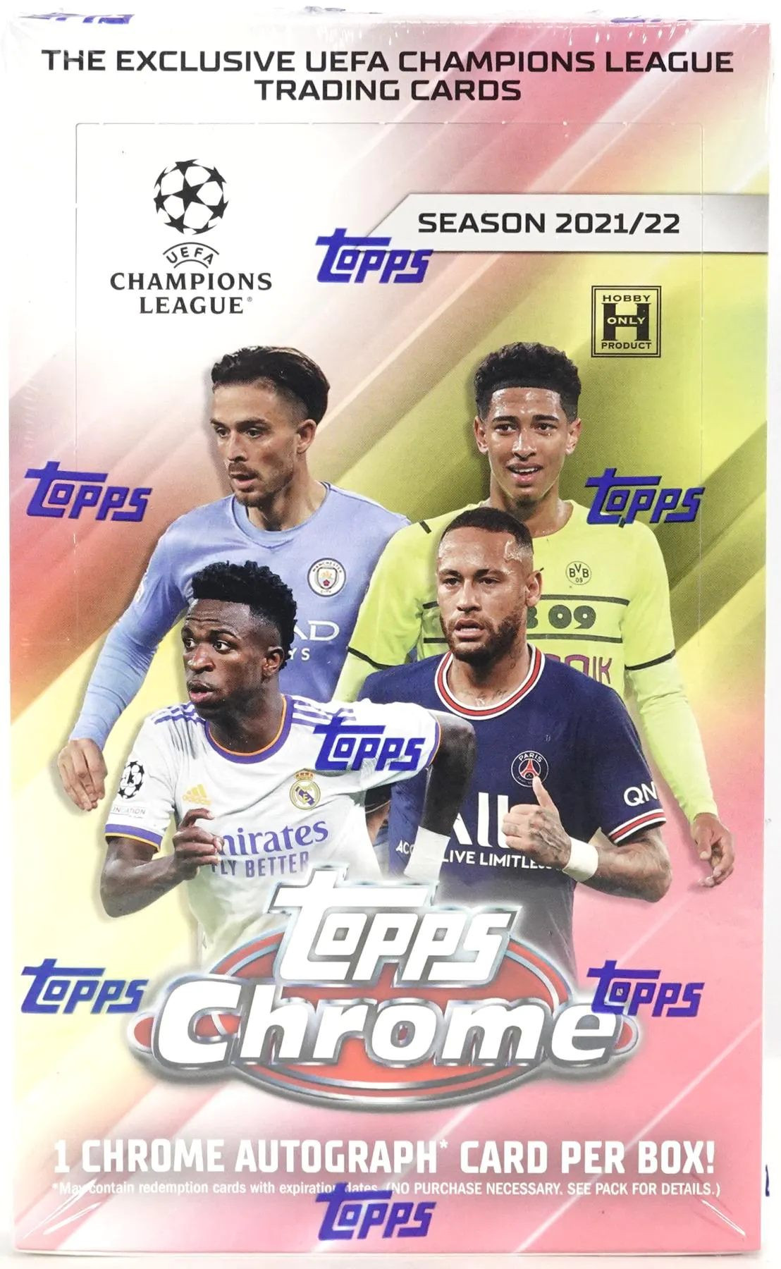 2021/22 Topps Chrome UEFA Champions League Soccer Hobby Box