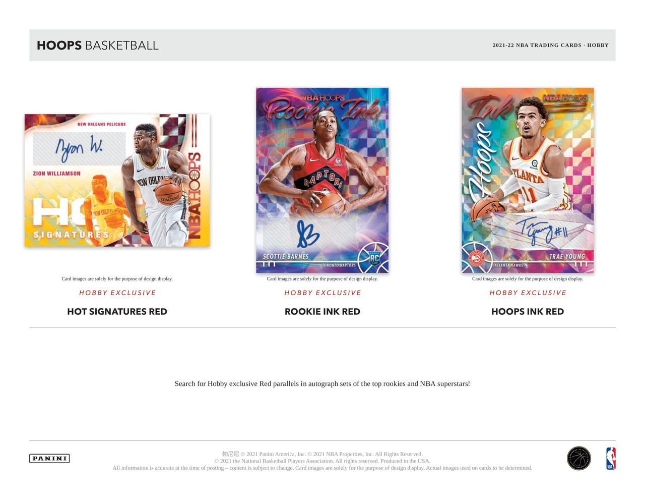 2021/22 Panini NBA Hoops Basketball Hobby Box