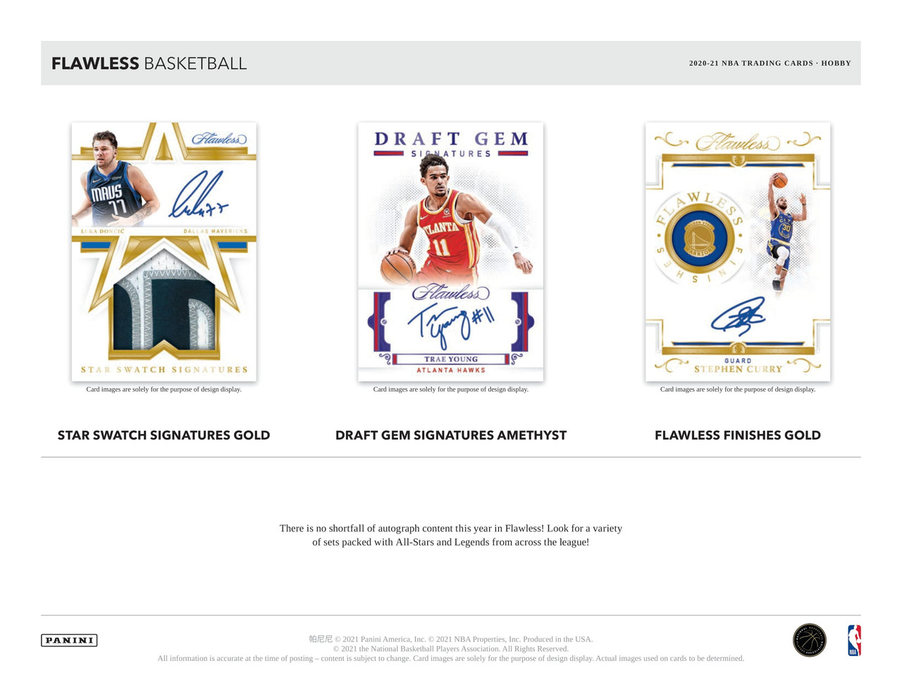2020/21 Panini Flawless Basketball Hobby Box
