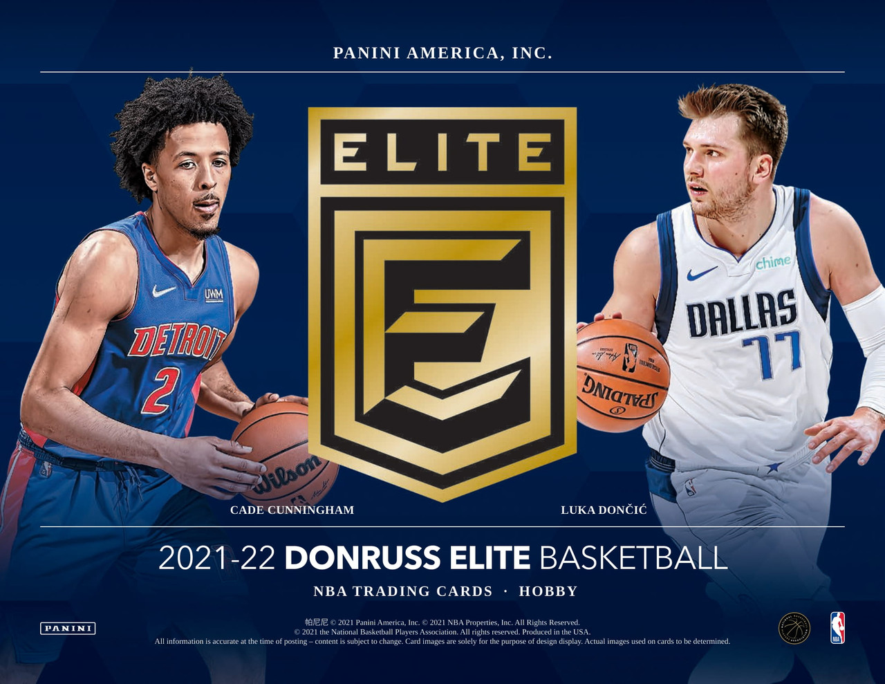 2021/22 Panini Donruss Elite Basketball Hobby Box