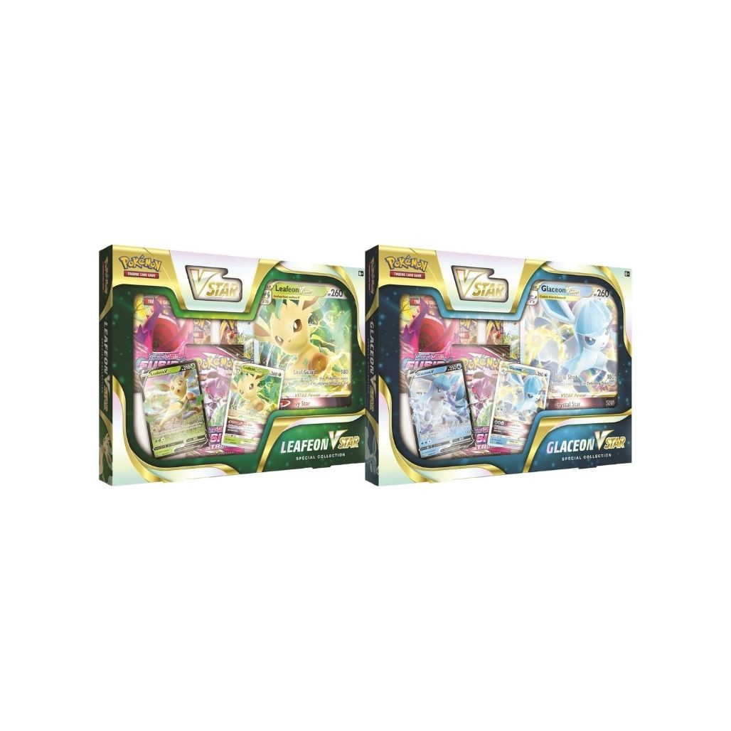 pokemon cards leafeon vstar special collection box Amazon.com: Pokemon Cards: Leafeon VSTAR Special Collection Box : Toys &  Games main image 0