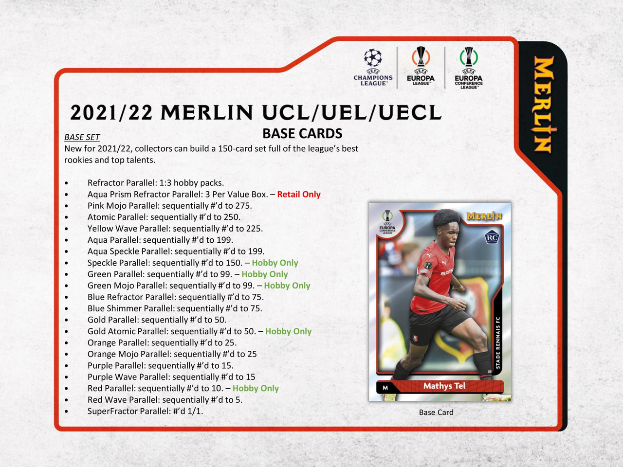 2021/22 Topps UEFA Champions League Merlin Chrome Soccer Hobby Box