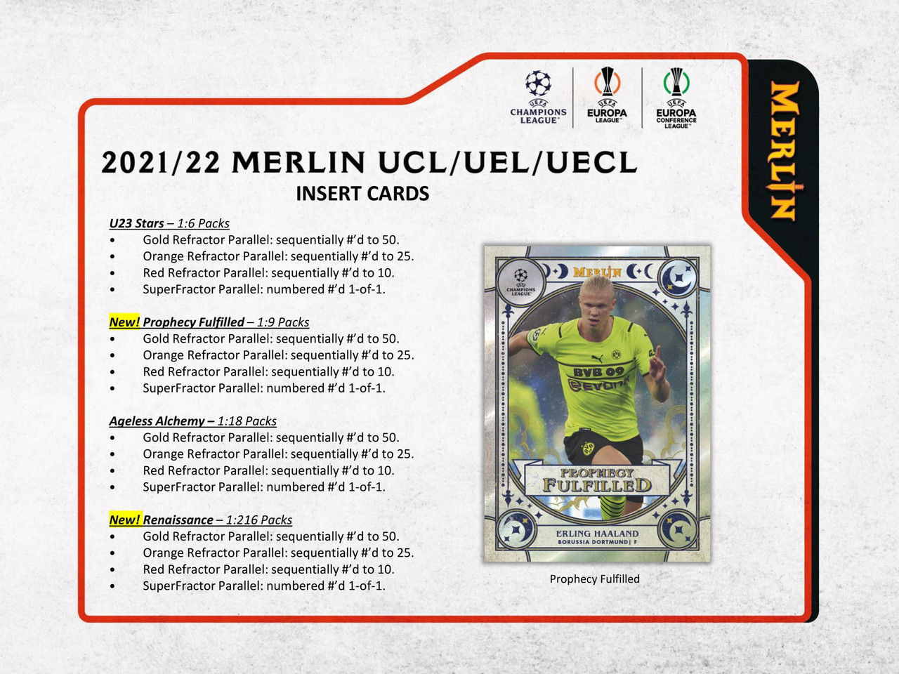 2021/22 Topps UEFA Champions League Merlin Chrome Soccer Hobby Box