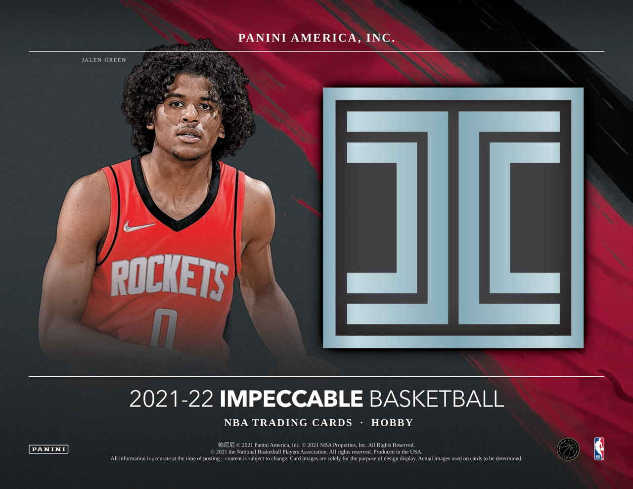 スポーツ選手 NBA 2021-22 PANINI IMPECCABLE BASKETBALL 2021/22 Panini Impeccable Basketball Hobby Box