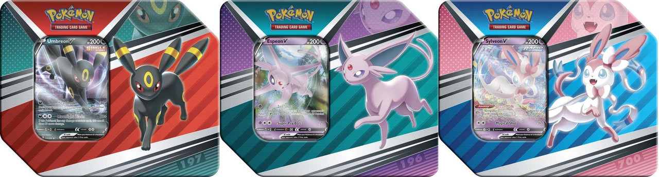 Pokemon V Heroes Tin - Set of 3