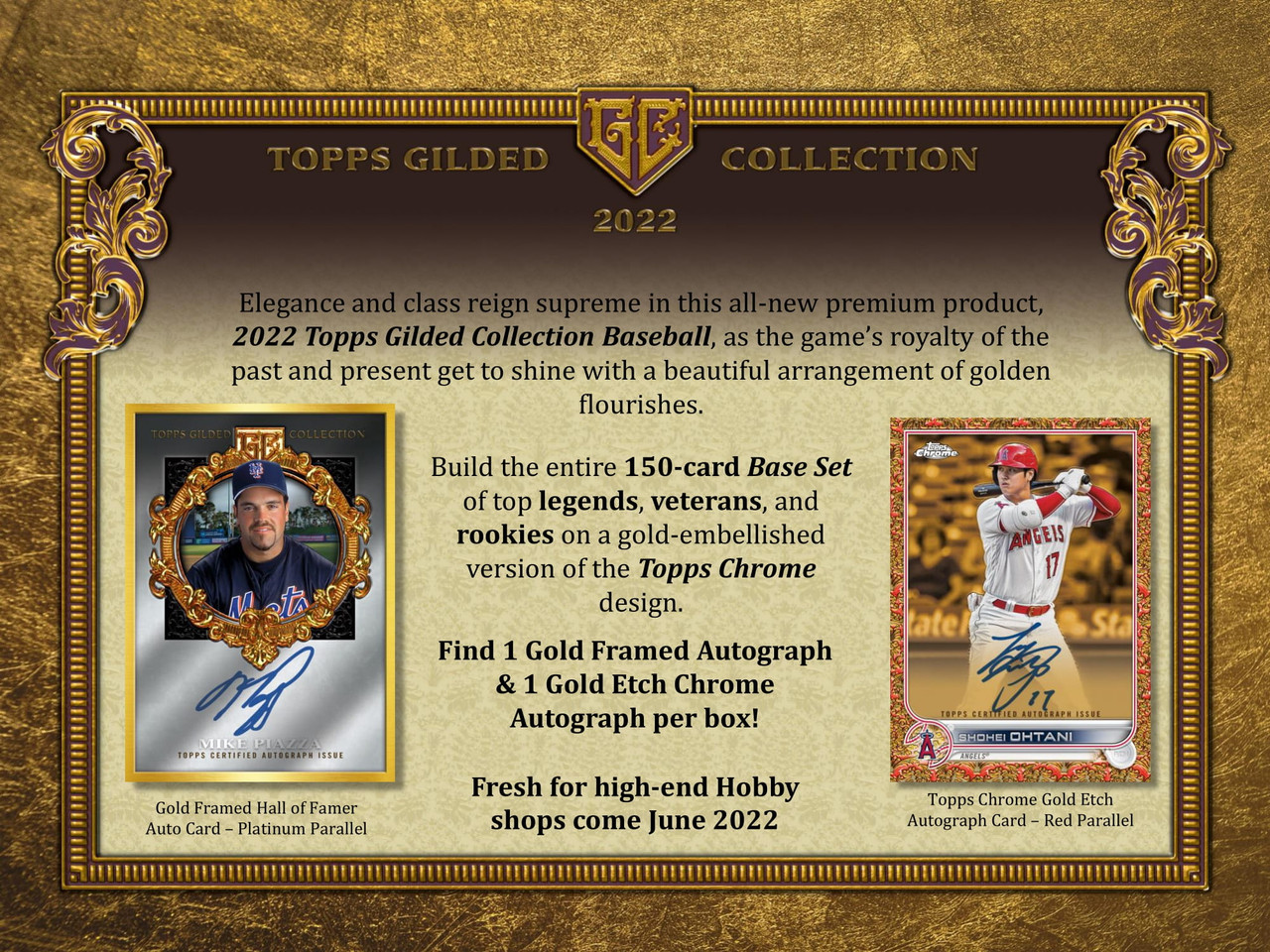 2022 Topps Gilded Collection Baseball Hobby Box