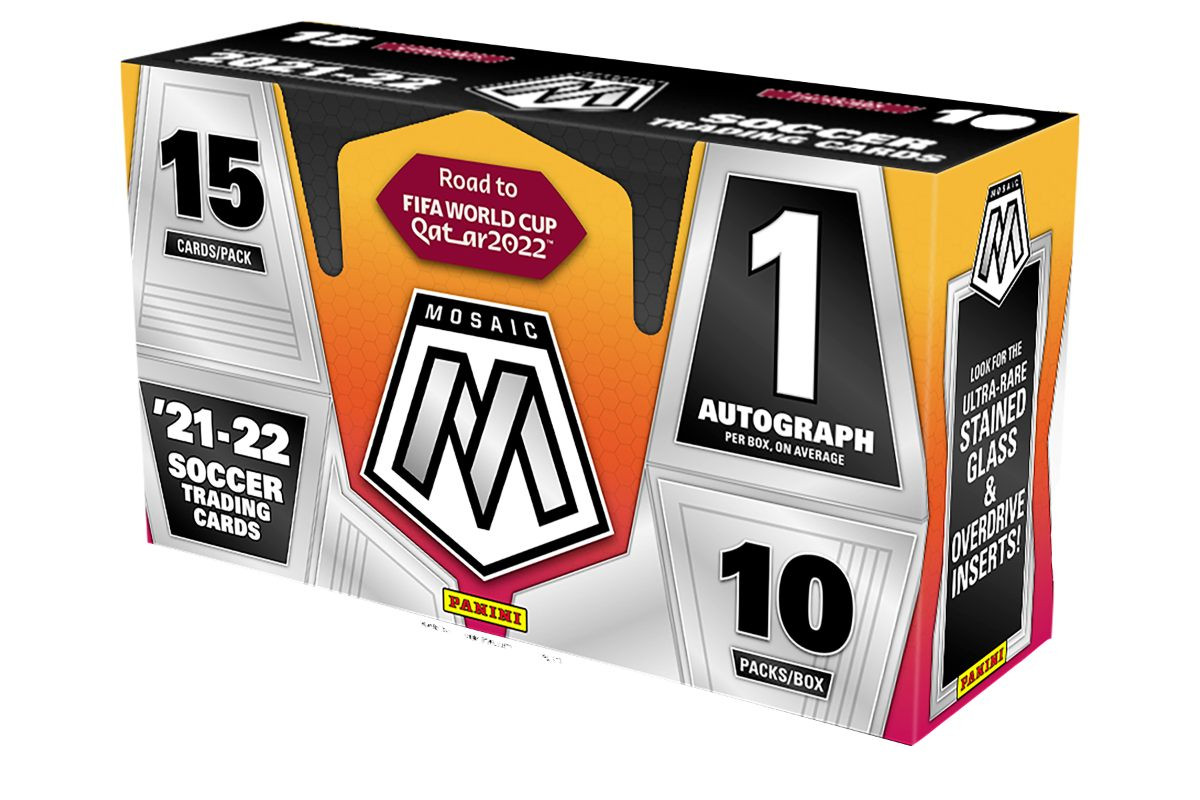 2021/22 Panini Mosaic Road to FIFA World Cup Soccer Hobby Box