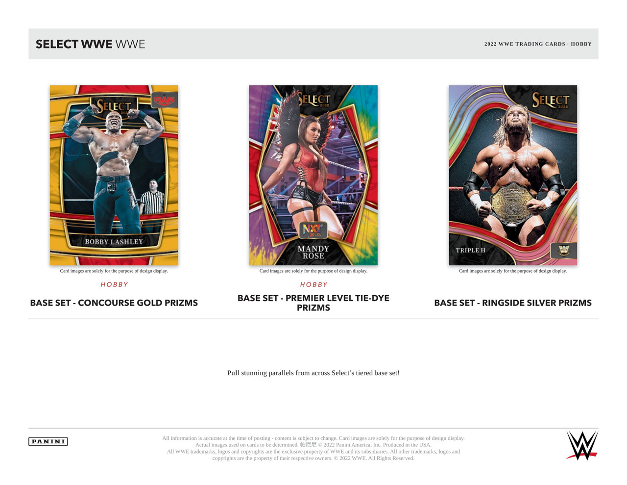 2022 Panini Select WWE Hobby Box