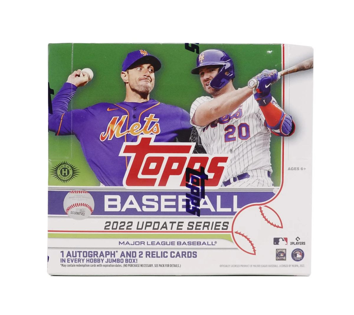 2022 Topps Update Series Baseball Hobby Jumbo 6 Box Case
