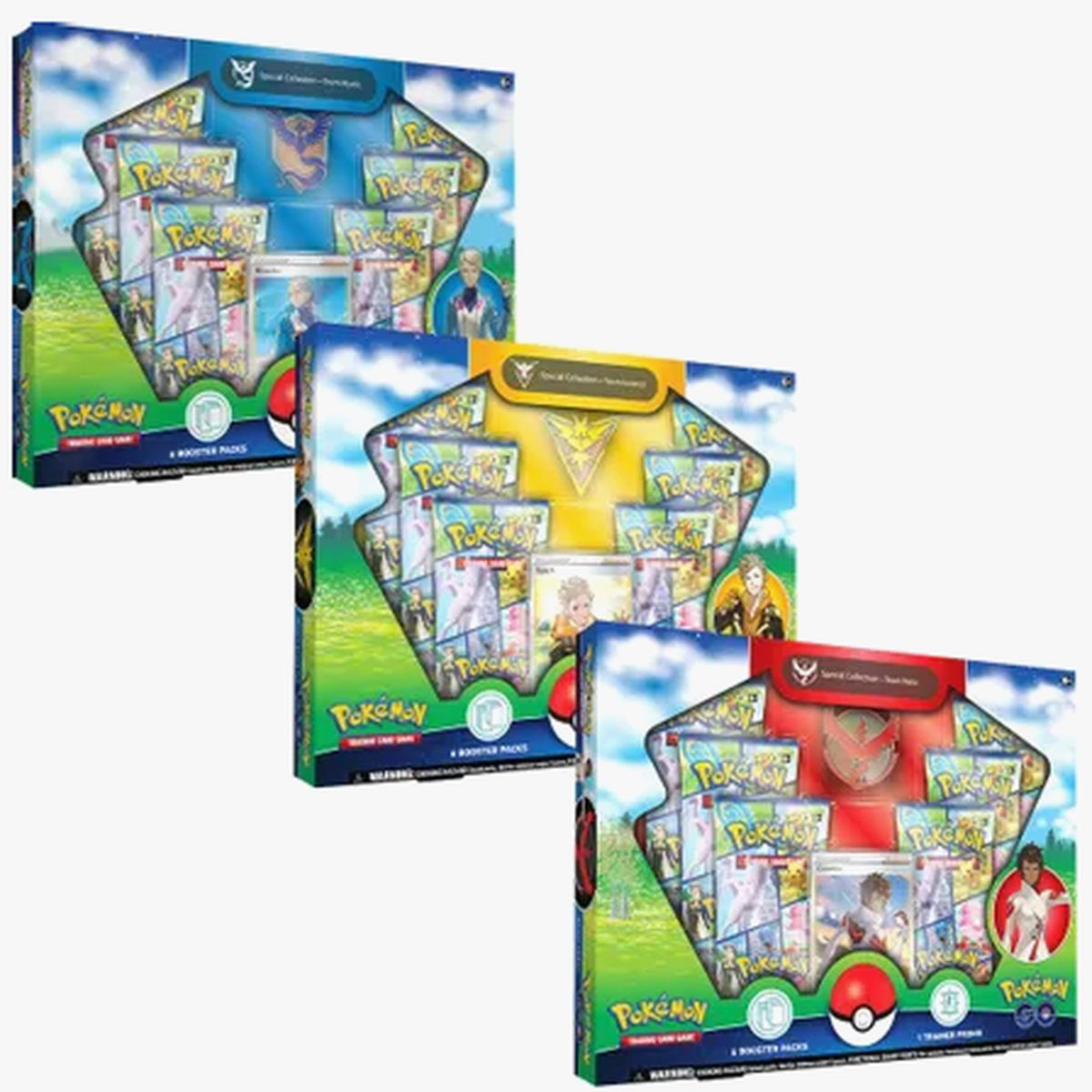 Pokemon Go Team Valor, Team Instinct, & Team Mystic Special