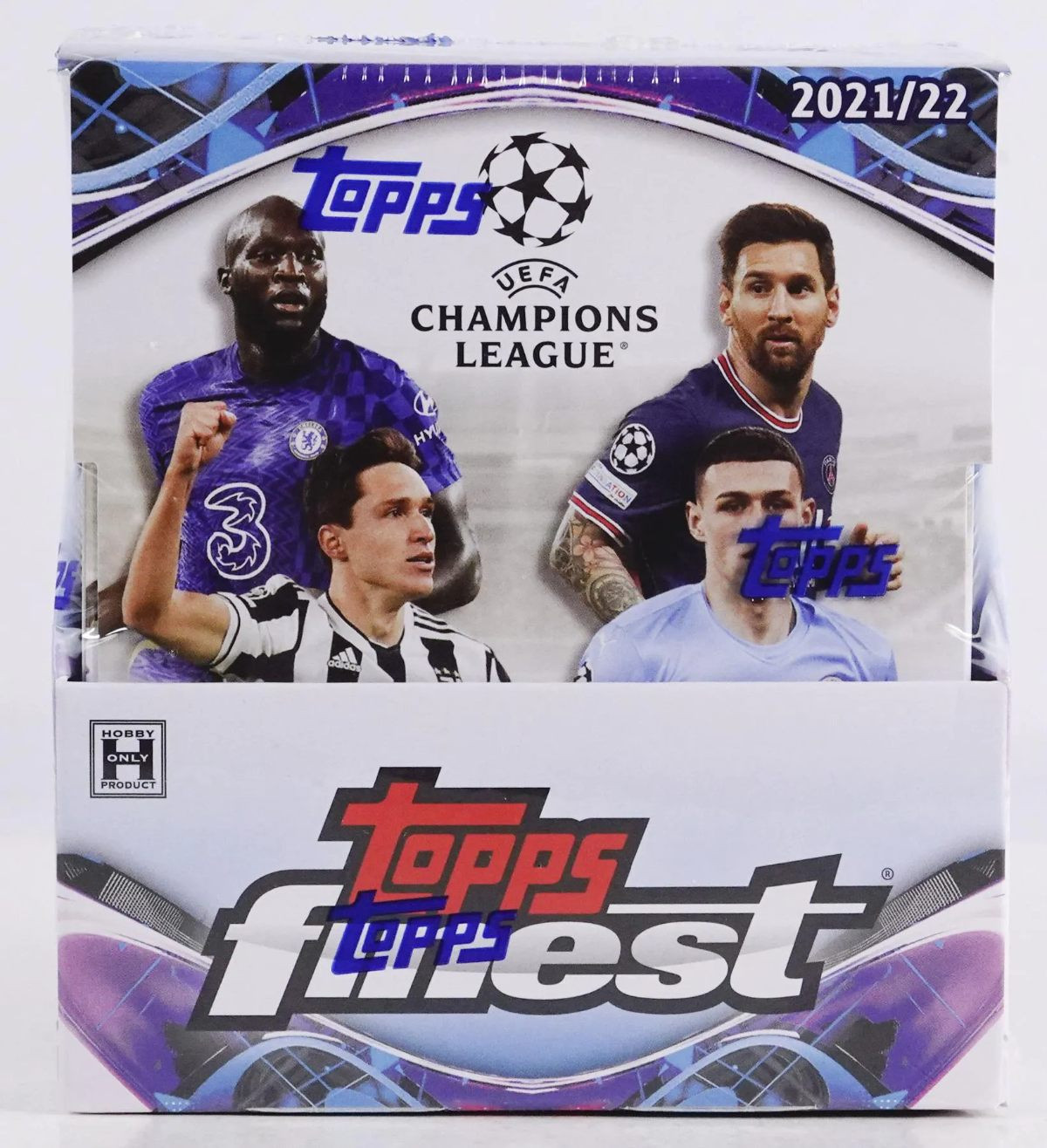 2021/22 Topps Finest UEFA Champions League Soccer Hobby 8 Box Case