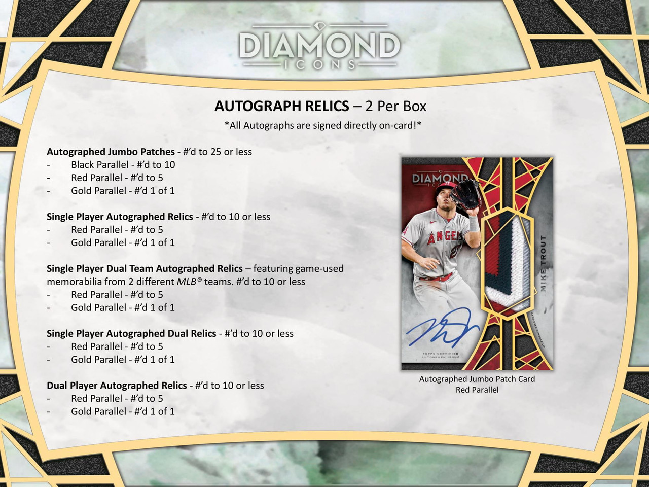 2022 Topps Diamond Icons Baseball Hobby 4 Box Case