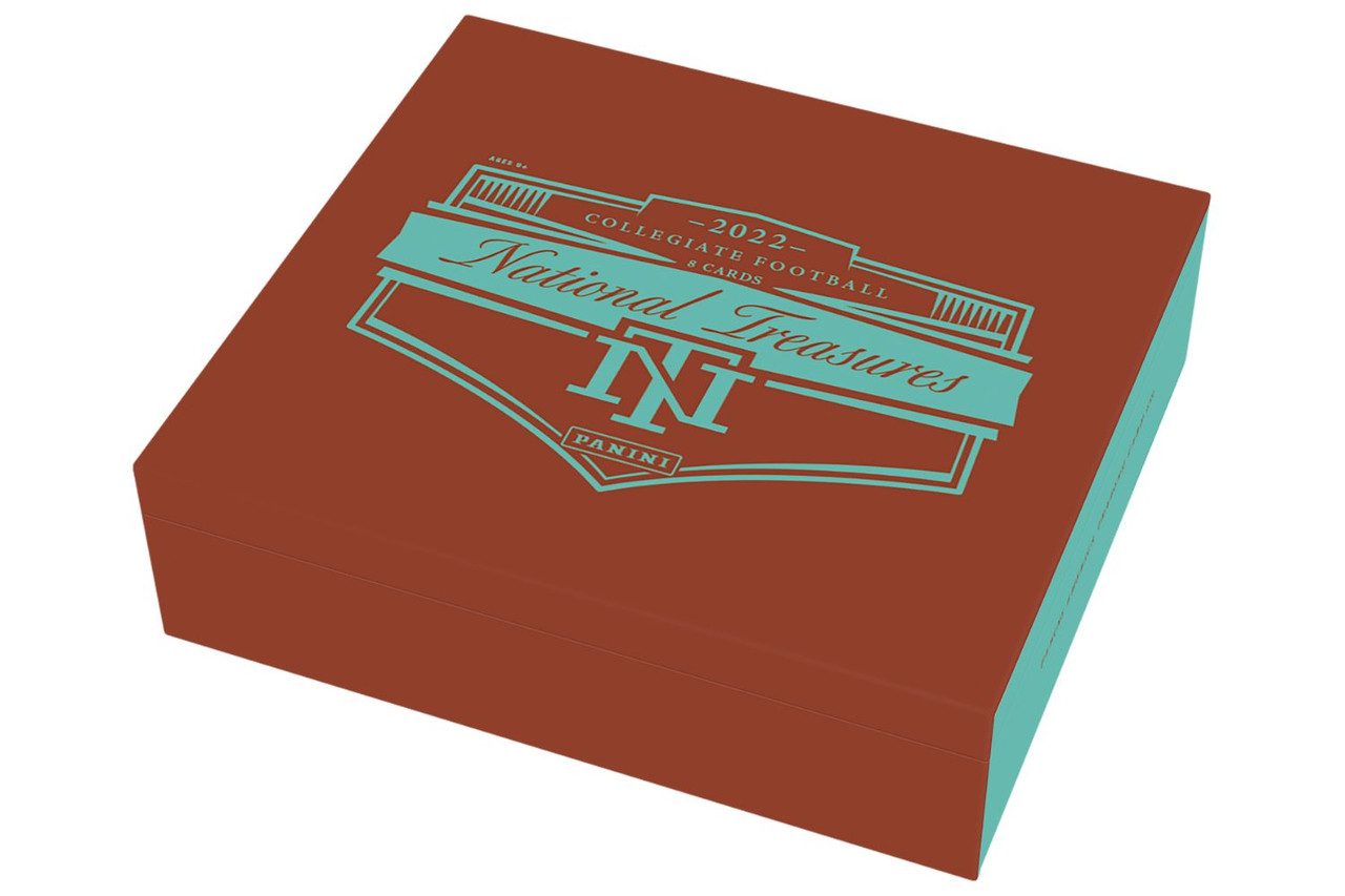 2022 Panini National Treasures Collegiate Football Hobby 4 Box Case