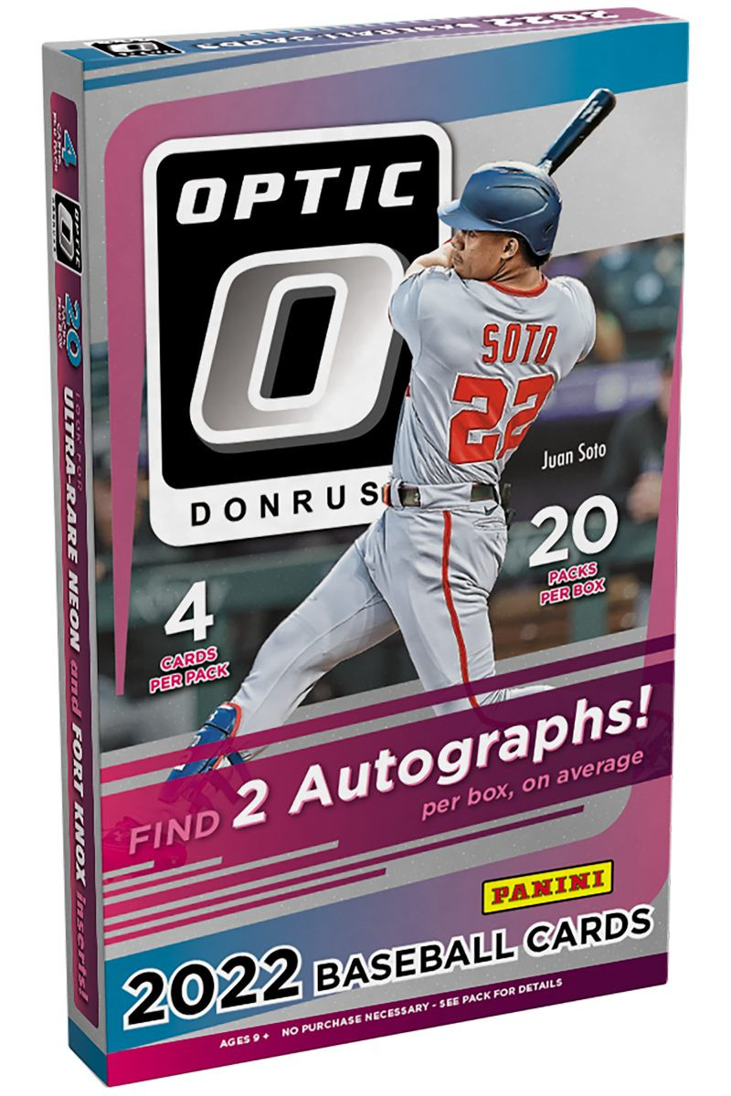 2022 Panini Donruss Optic Baseball Hobby 12 Box Case