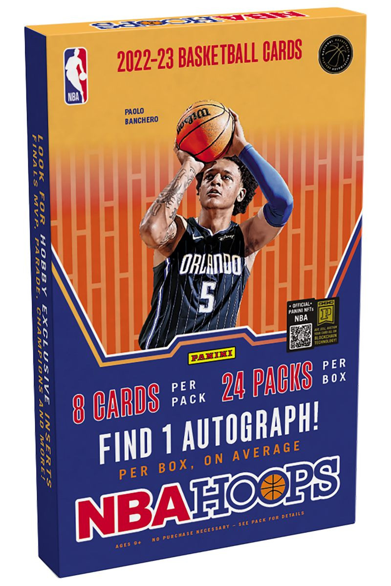 2022/23 Panini NBA Hoops Basketball Hobby 20 Box Case