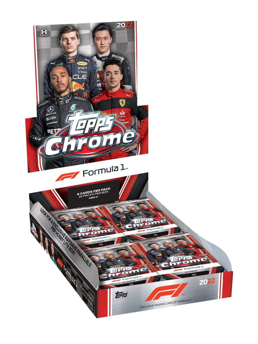 2022 Topps Chrome Formula 1 Racing Lite 16 Box Case