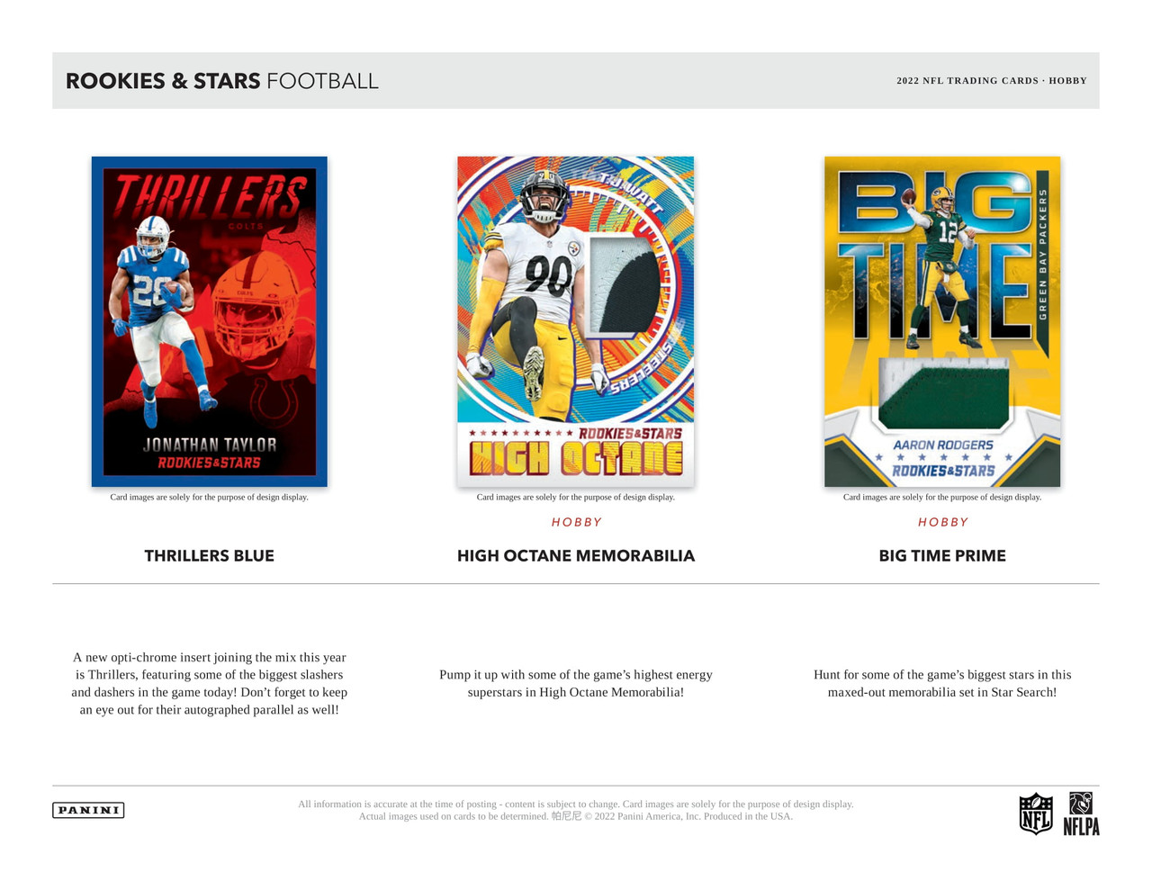 2021 Panini Rookies & Stars Football Pick Your Card - Inserts, Parallels, Autos (PYC)