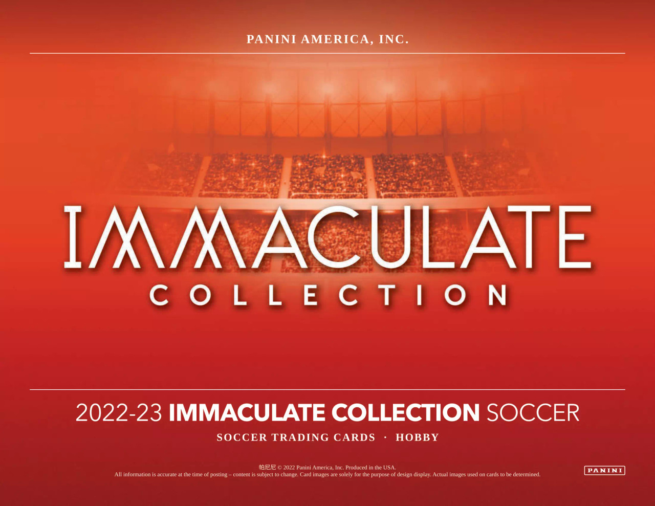 2022/23 Panini Immaculate Soccer Hobby 6 Box Case