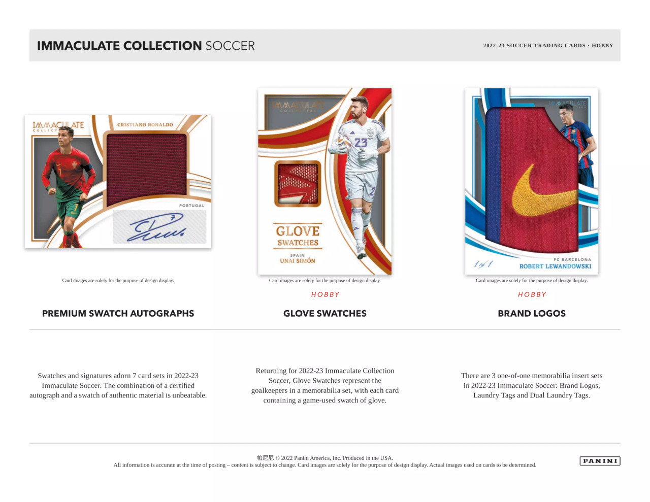 2022/23 Panini Immaculate Soccer Hobby 6 Box Case