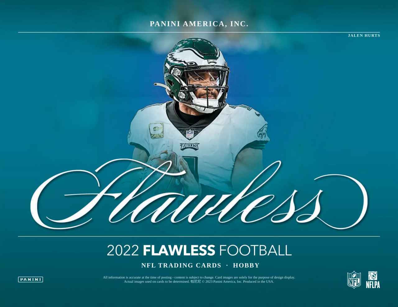 2022 Panini Flawless Football Hobby 2 Box Case