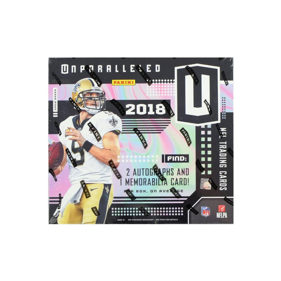 2018 Panini Unparalleled Football Hobby 8 Box Case
