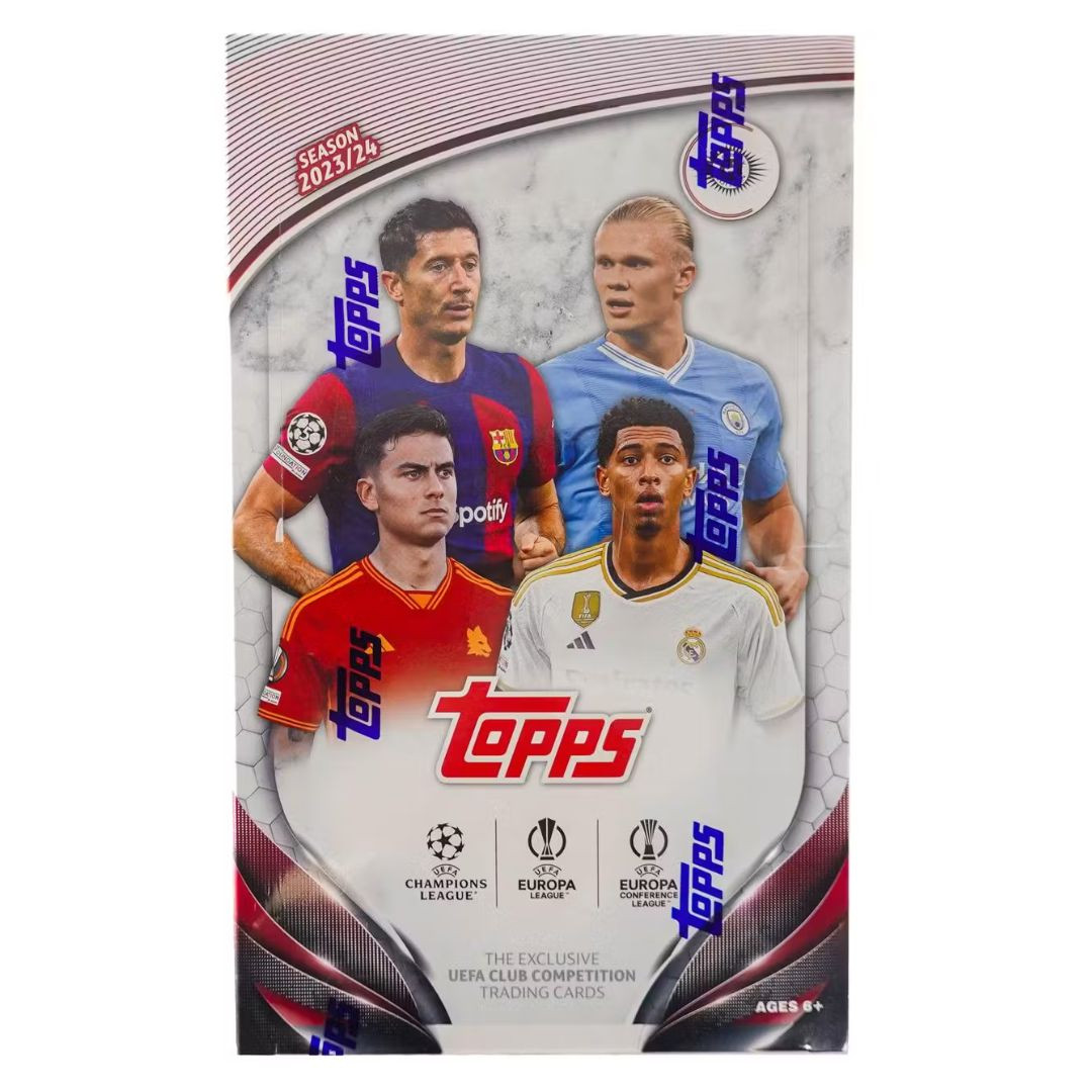 2023⁄24 Topps UEFA Club Competitions Soccer Hobby 12 Box Case 2023⁄24 Topps UEFA Club Competitions Soccer Hobby 12 Box Case