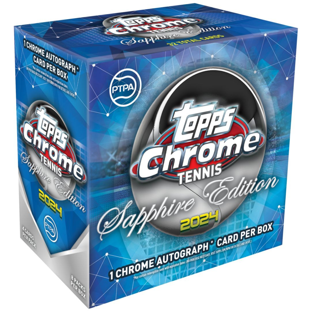 2024 Topps Chrome Tennis Sapphire Edition Box | Diamond Cards Online