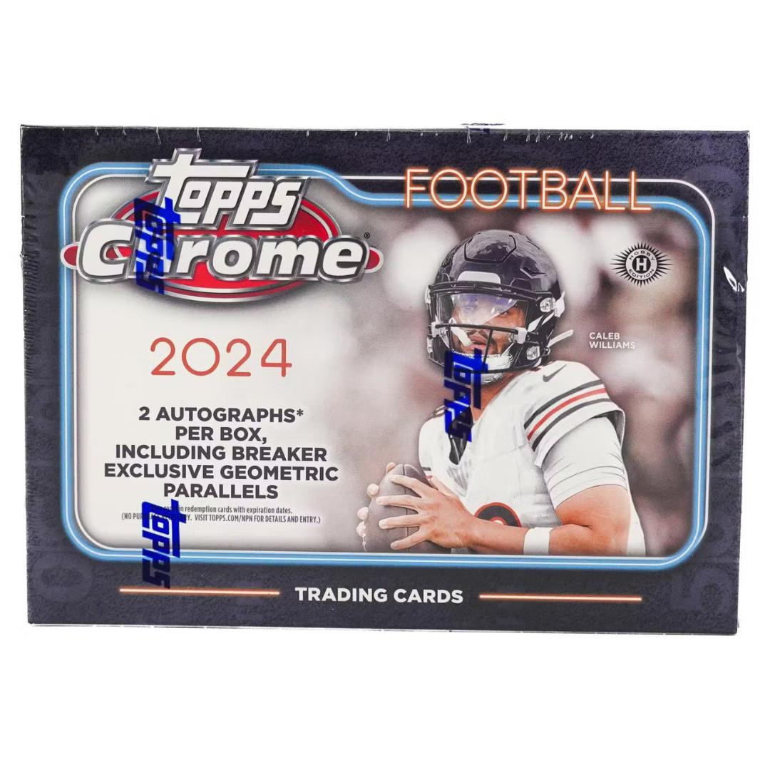 2024 Topps Chrome Football Breaker Delight 10 Box Case | Diamond