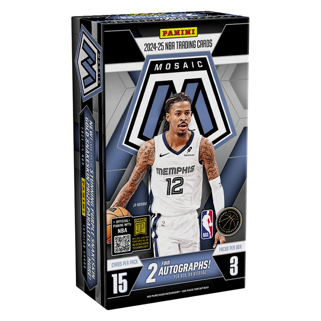 2024/25 Panini Mosaic Basketball Hobby 12 Box Case