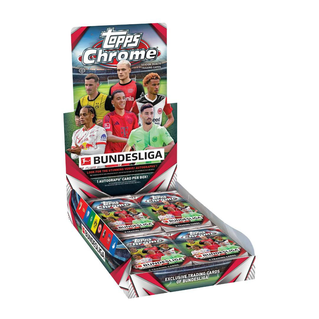 2024/25 Topps Chrome Bundesliga Soccer Hobby 12 Box Case