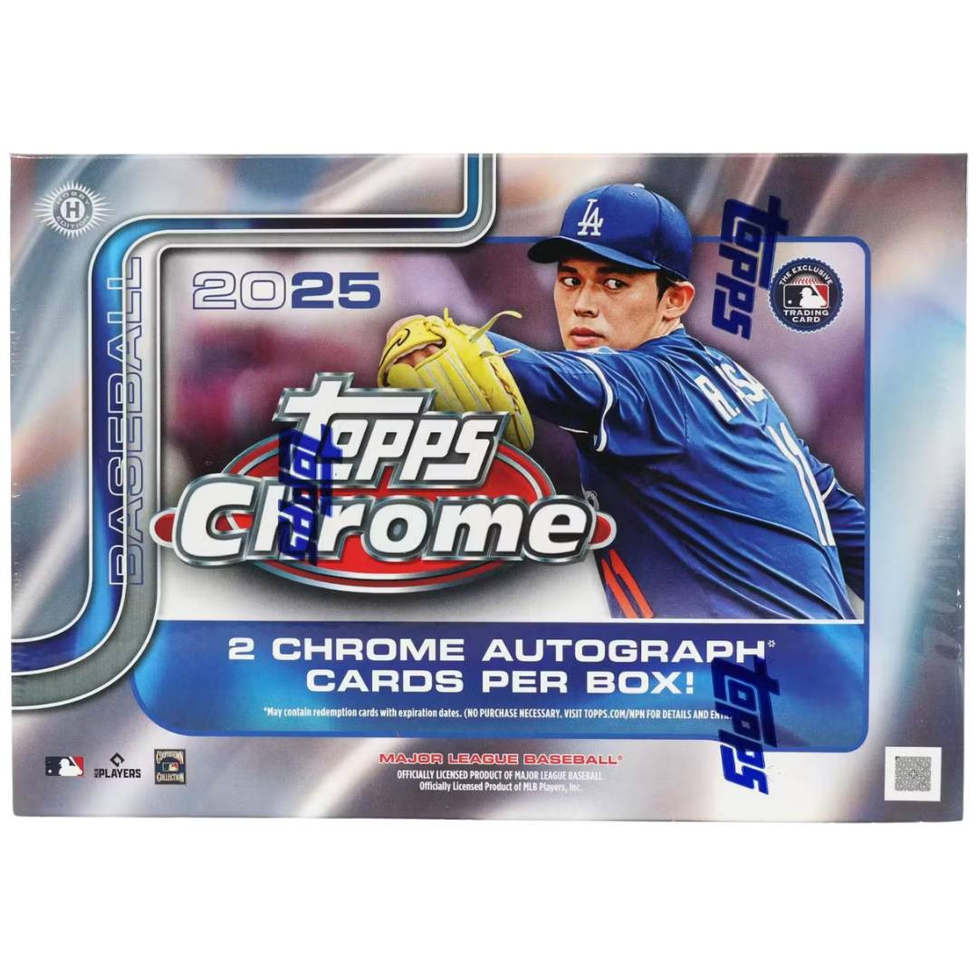 2025 Topps Chrome Baseball Breaker's Delight 6 Box Case