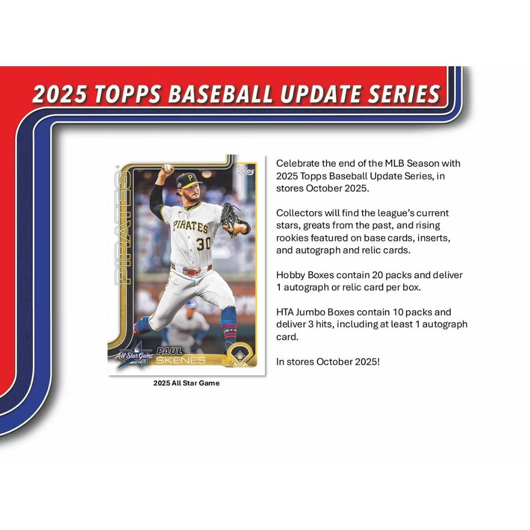 2025 Topps Update Series Baseball Jumbo Pack