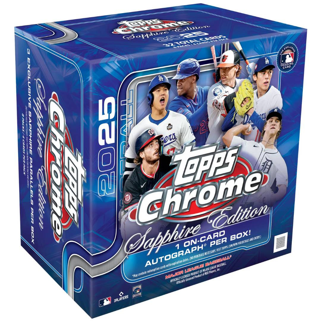 2025 Topps Chrome Baseball Sapphire Edition Box
