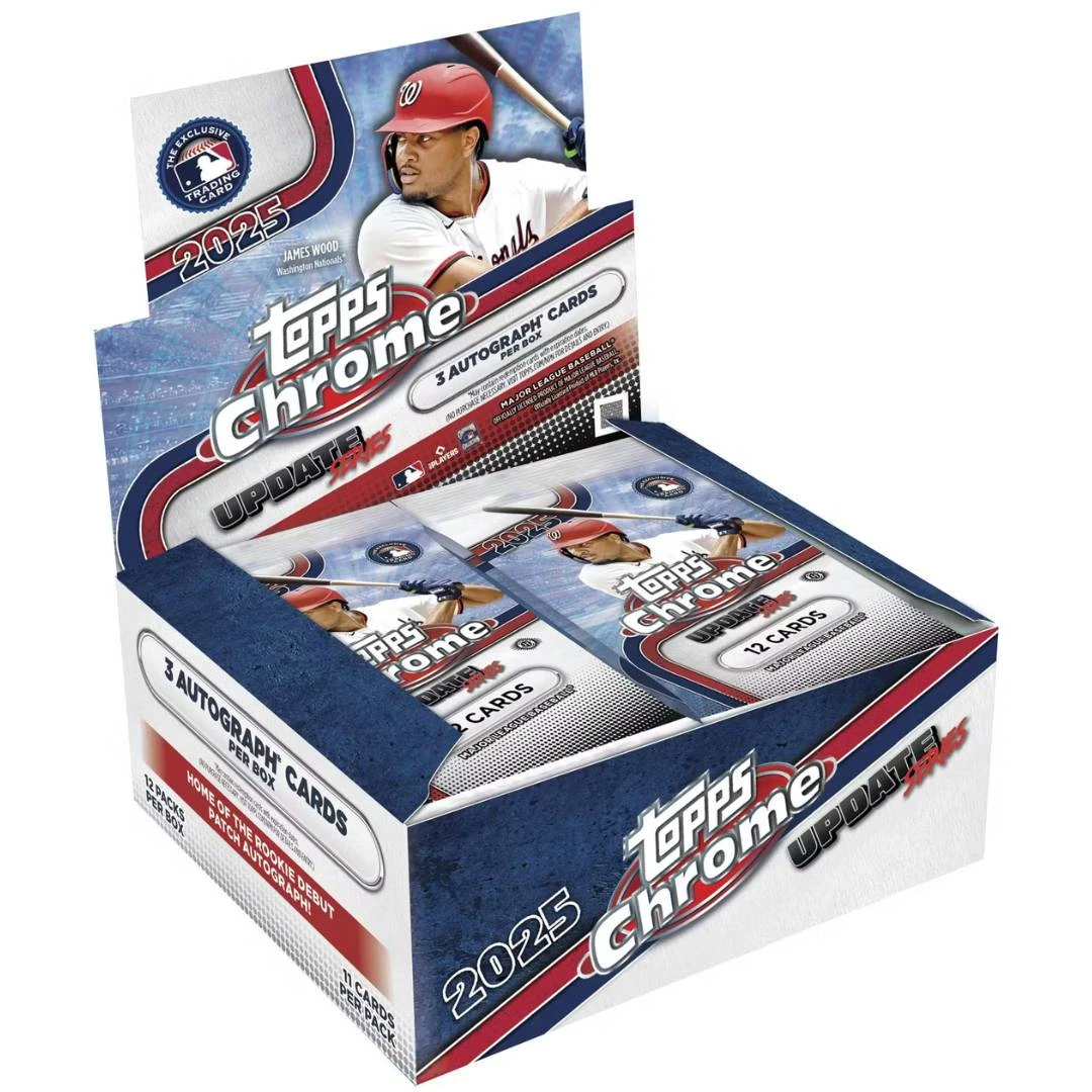 2025 Topps Chrome Update Series Baseball Jumbo Box