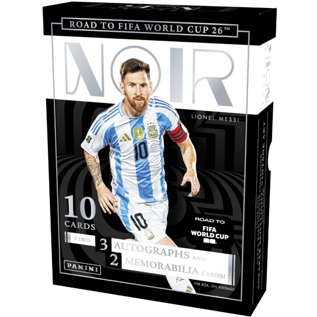 2025/26 Panini Noir Road to FIFA World Cup Soccer Hobby 3 Box Case