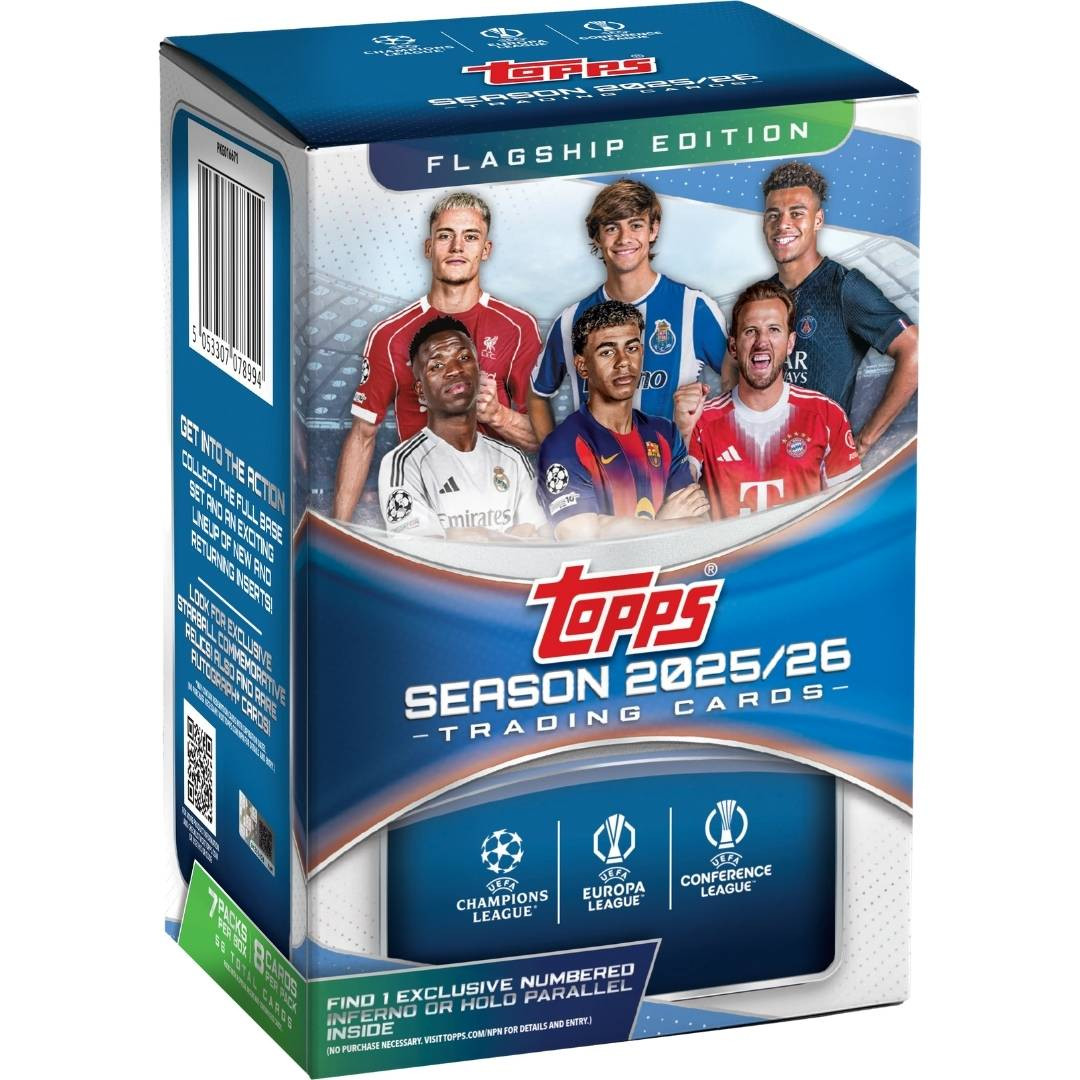 2025/26 Topps UEFA Club Competitions Soccer Blaster Box