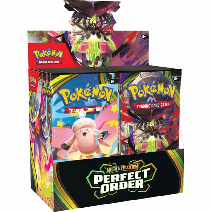 未開封_TCG海外限定MEGA EVOLUTION PERFECT ORDER Pokemon Mega Evolution: Perfect Order Booster Box