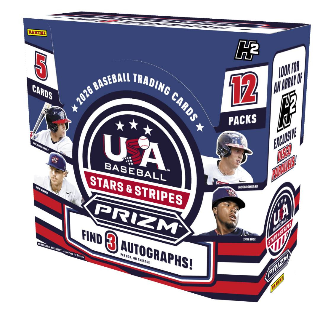 2026 Panini USA Stars And Stripes Prizm Baseball H2 Box