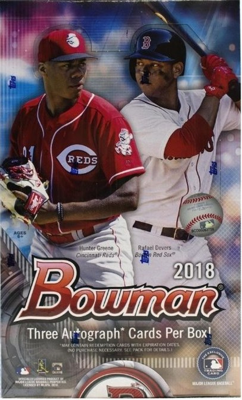 2018 Bowman Baseball Hobby Jumbo Box